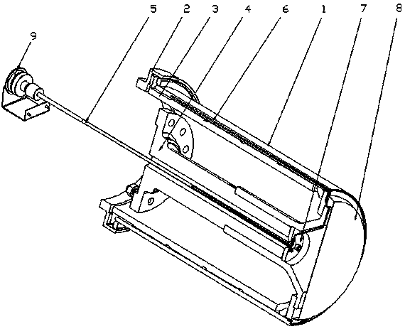 High frequency source electric heating heat setting roller