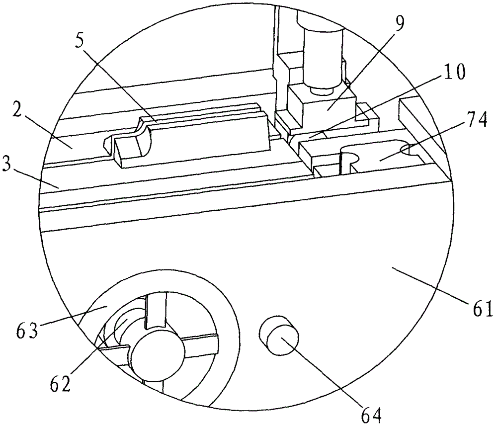 Band saw blade continuous high frequency quenching transmission device