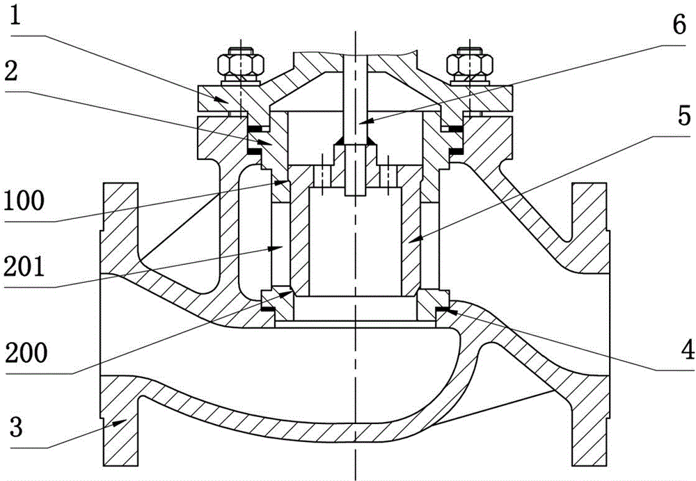 Valve core component of corrugated pipe type double-base sleeve valve