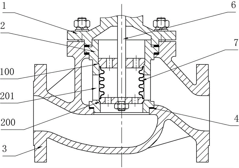 Valve core component of corrugated pipe type double-base sleeve valve