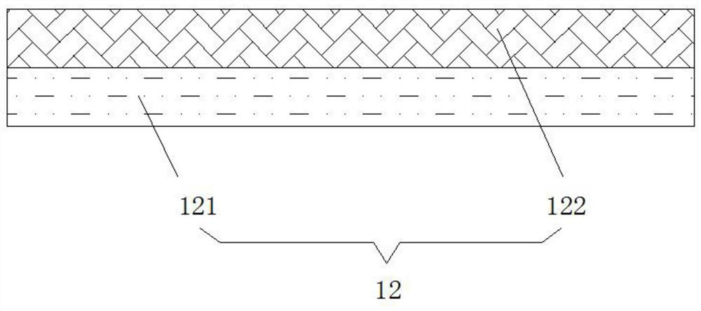 High-definition flame-retardant jet drawing film