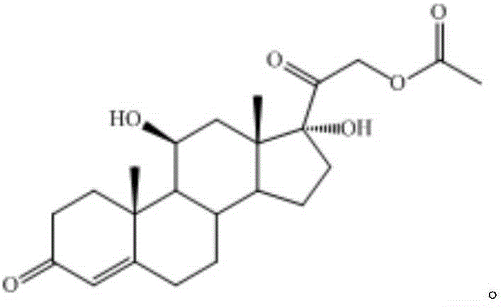 Method for preparing steroid anti-inflammatory medicine prednisolone acetate by adopting enzyme process