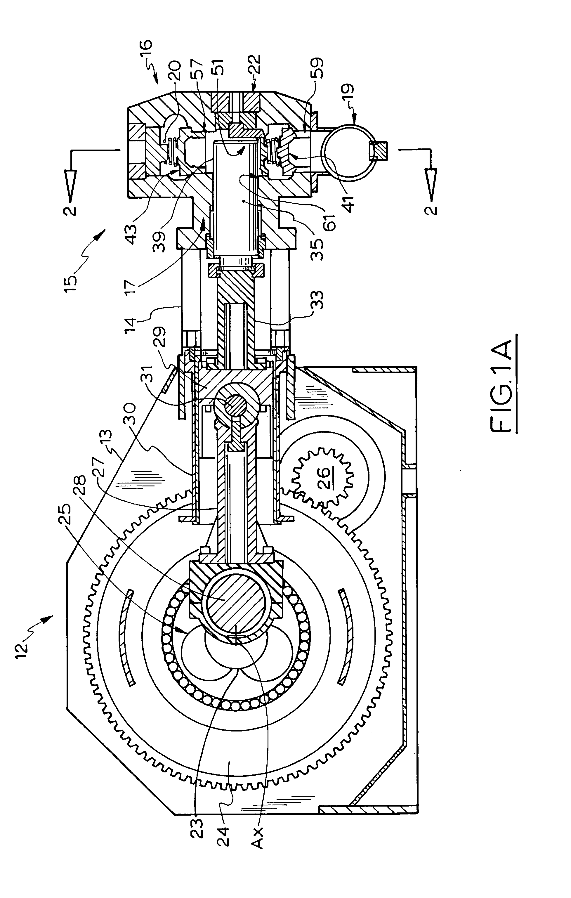 Offset valve bore in a reciprocating pump