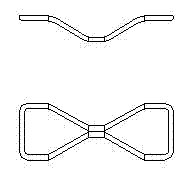 Method for machining '8'-shaped grid