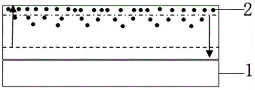 Normal temperature curing solvent type two-component erasable coating and preparation method thereof