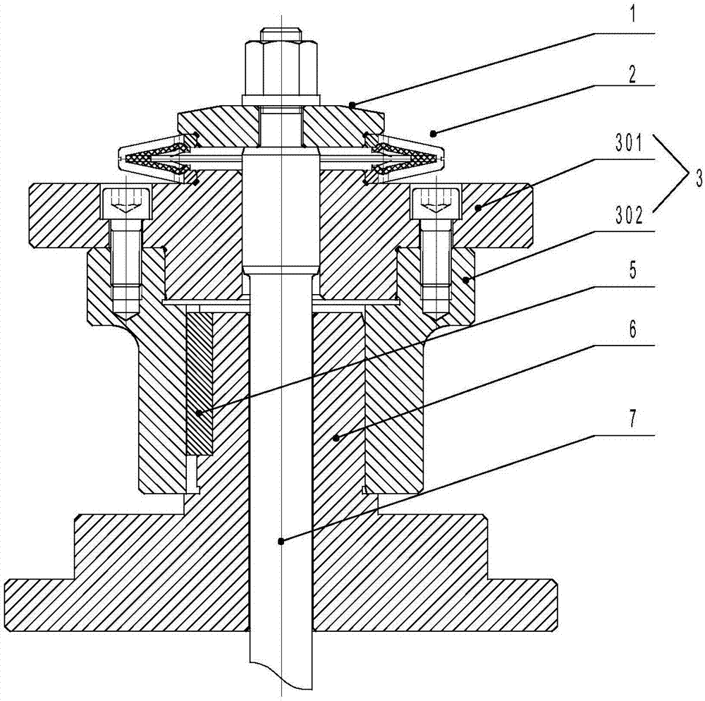 Positioning and clamping mechanism for machining outer circle of brake