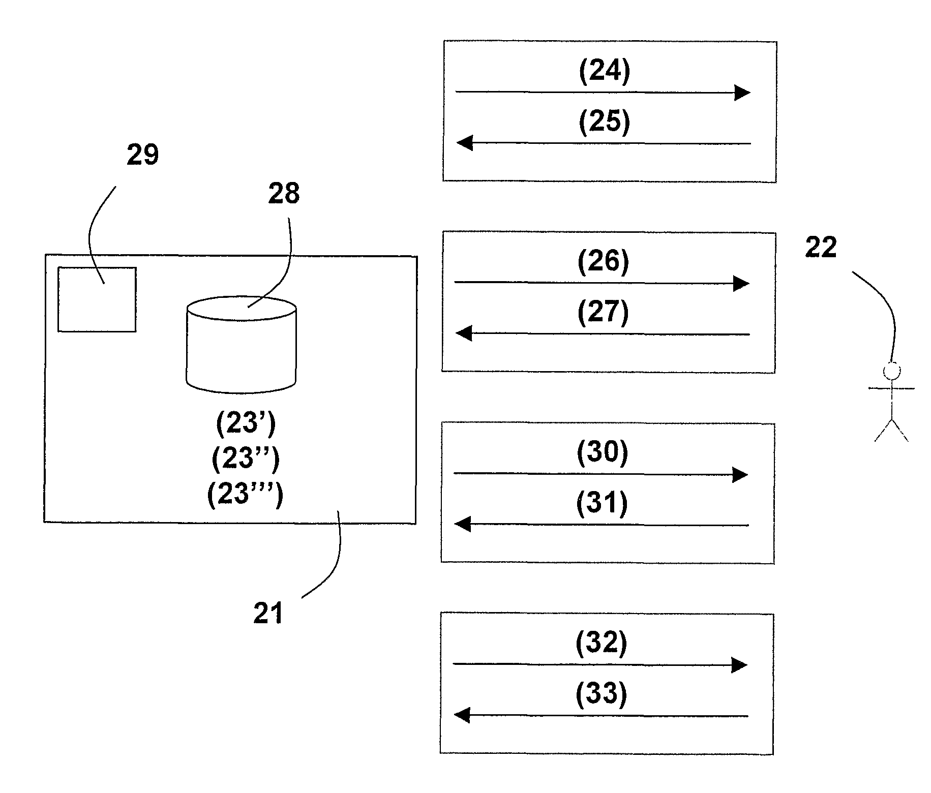 Method and system for electronic reauthentication of a communication party