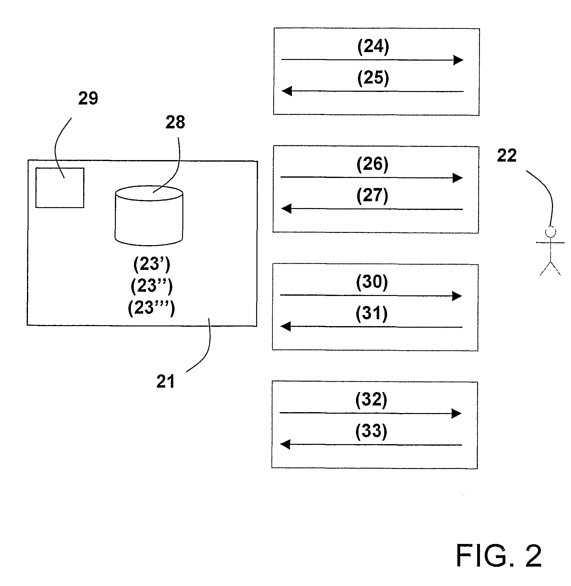 Method and system for electronic reauthentication of a communication party