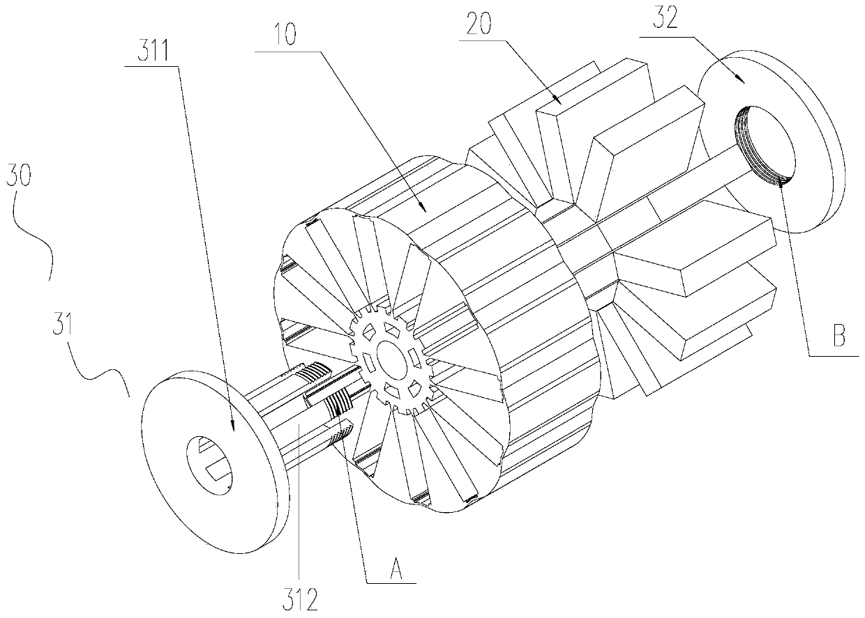 Rotor structure and motor with same