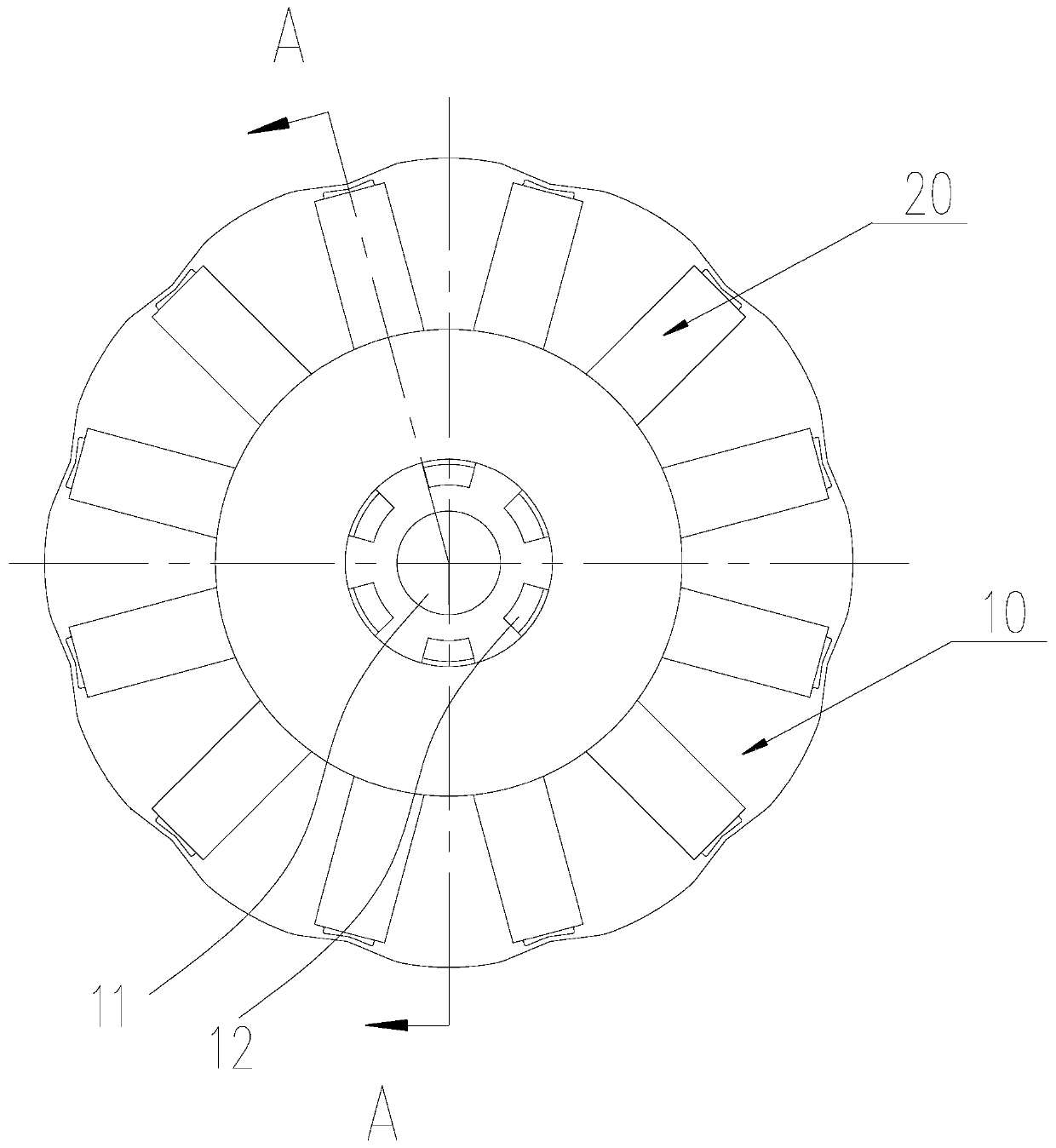 Rotor structure and motor with same