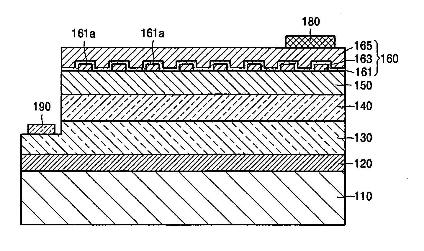 Top-emitting nitride-based light-emitting device and method of manufacturing the same
