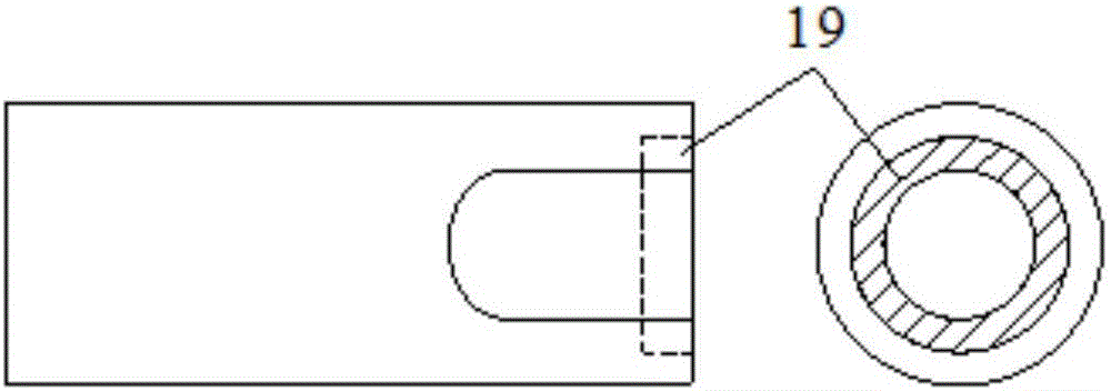 Testing apparatus for tensioning force under anchor for prestressed clamping type anchoring device