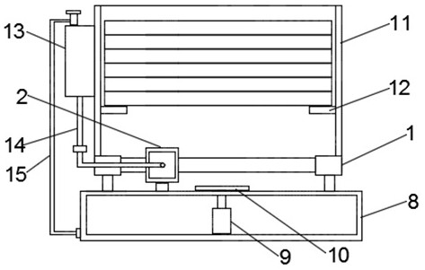 Graphene wood board preparation device and method