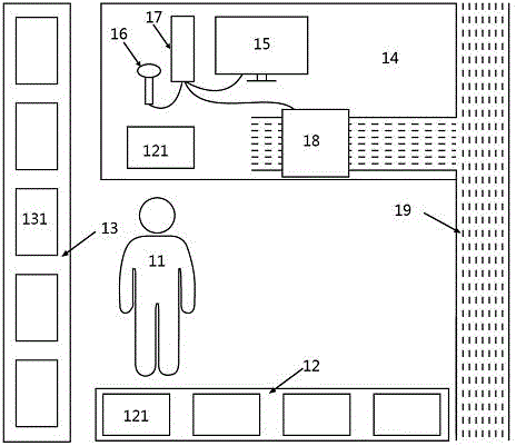 A logistics packaging system with advertising media