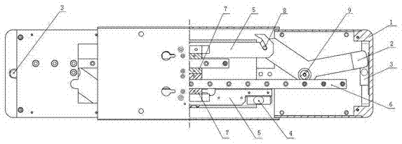 Anticollision device for cutting bed