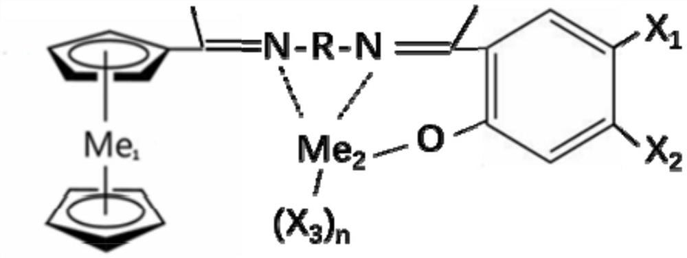 Polyurethane reaction type organic metal catalyst as well as preparation method and application thereof