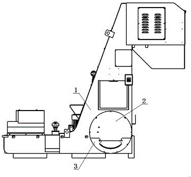 Sealing device of recoil roller chip removal device