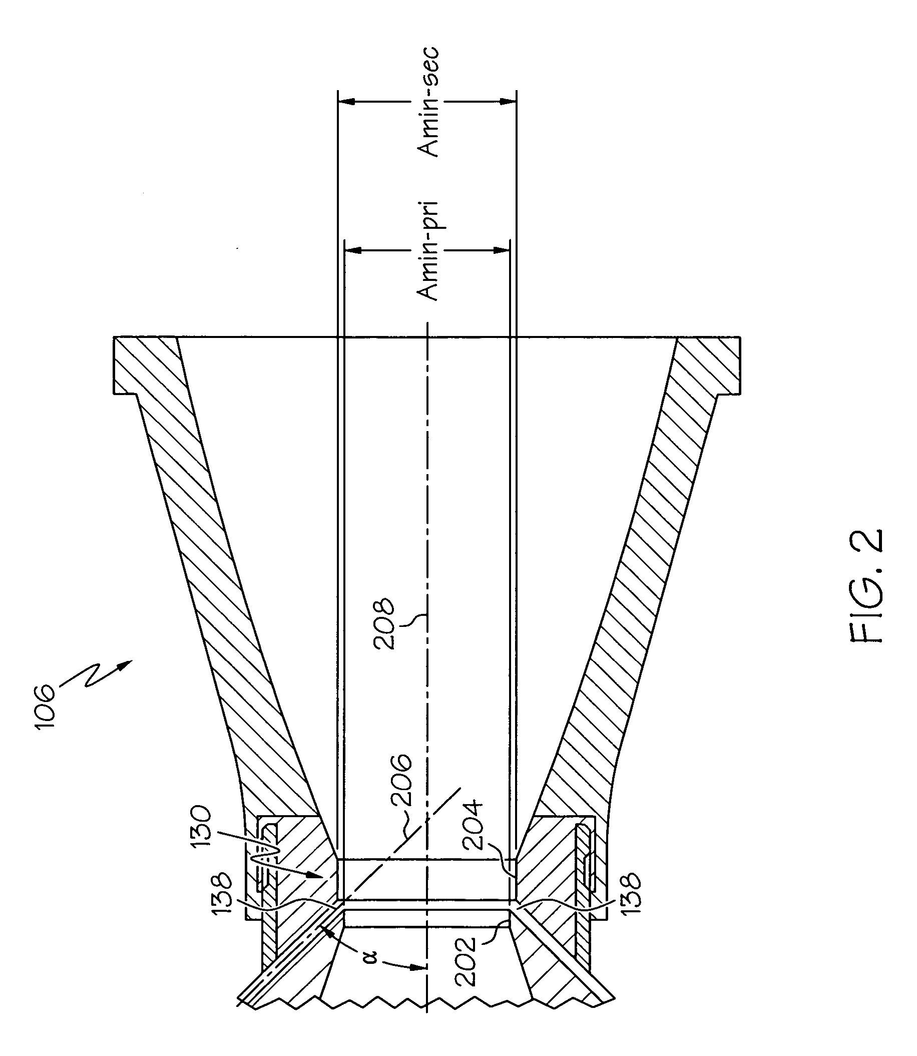 Rocket motor nozzle throat area control system and method
