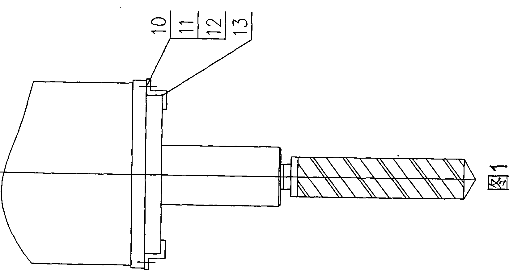 Gap-adjusting structure of high-accuracy numerical control drill