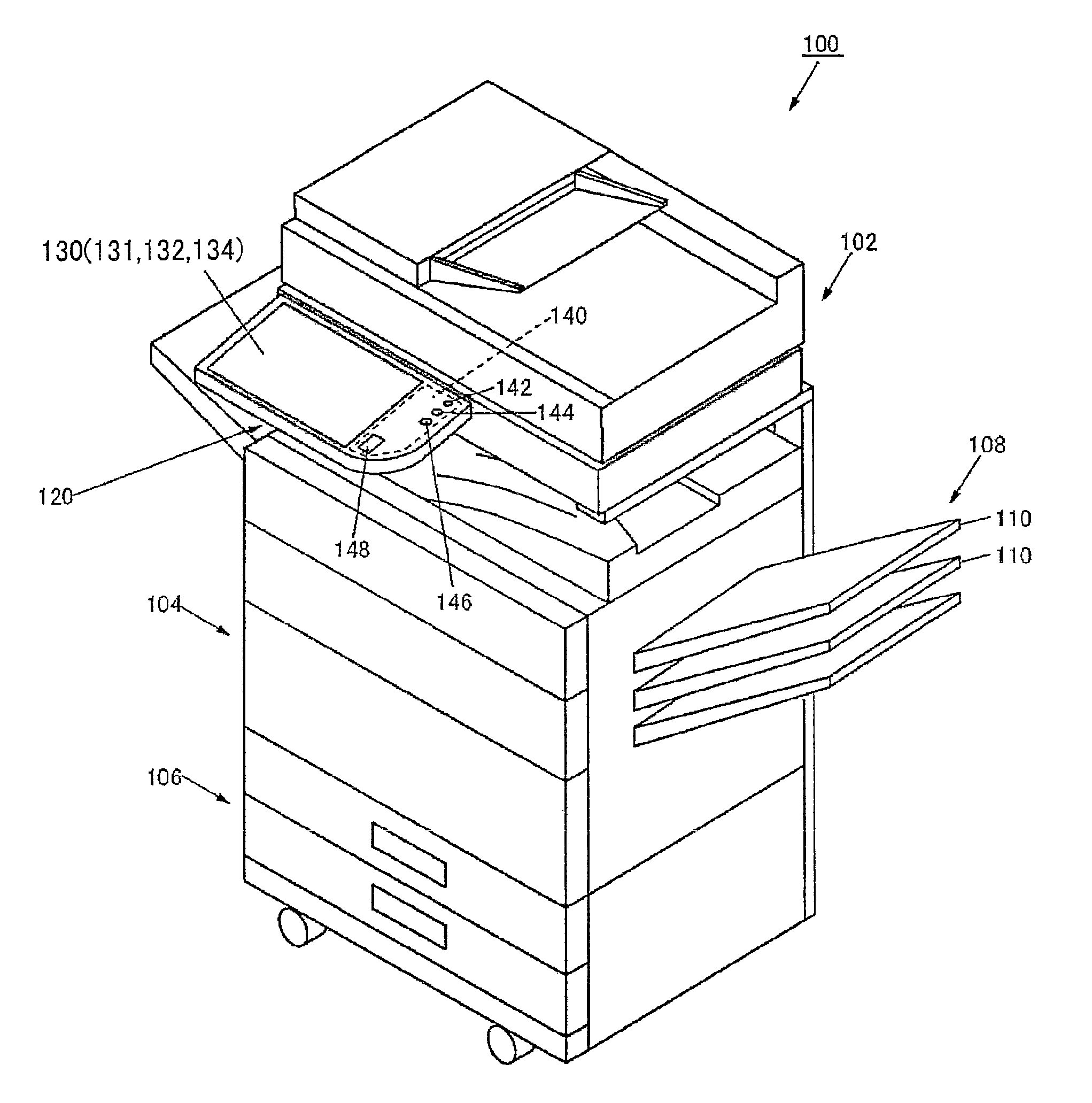 Operation setting device and image forming apparatus provided with the same