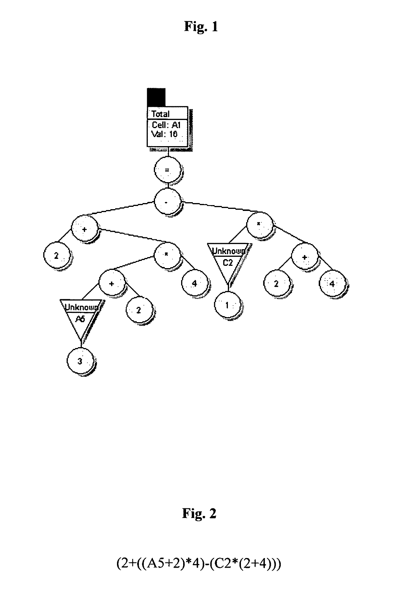 Method and system for the graphical modeling of data and calculations of a spreadsheet