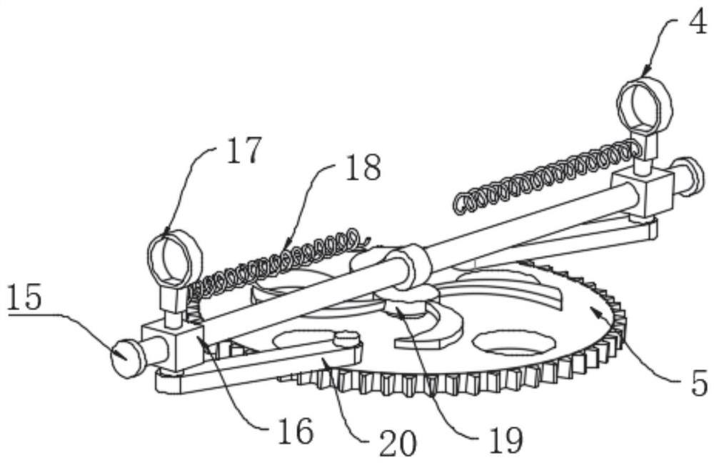 Leg, waist and shoulder linkage training equipment for bedridden patients