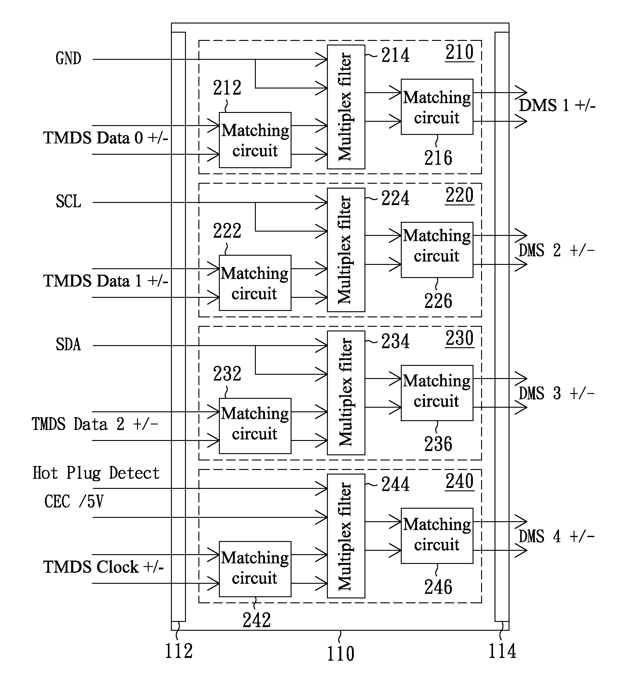 Transmitter, receiver and extender system