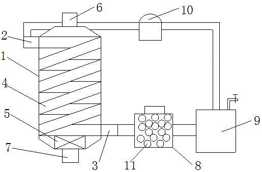 Cooling system for fumaric acid