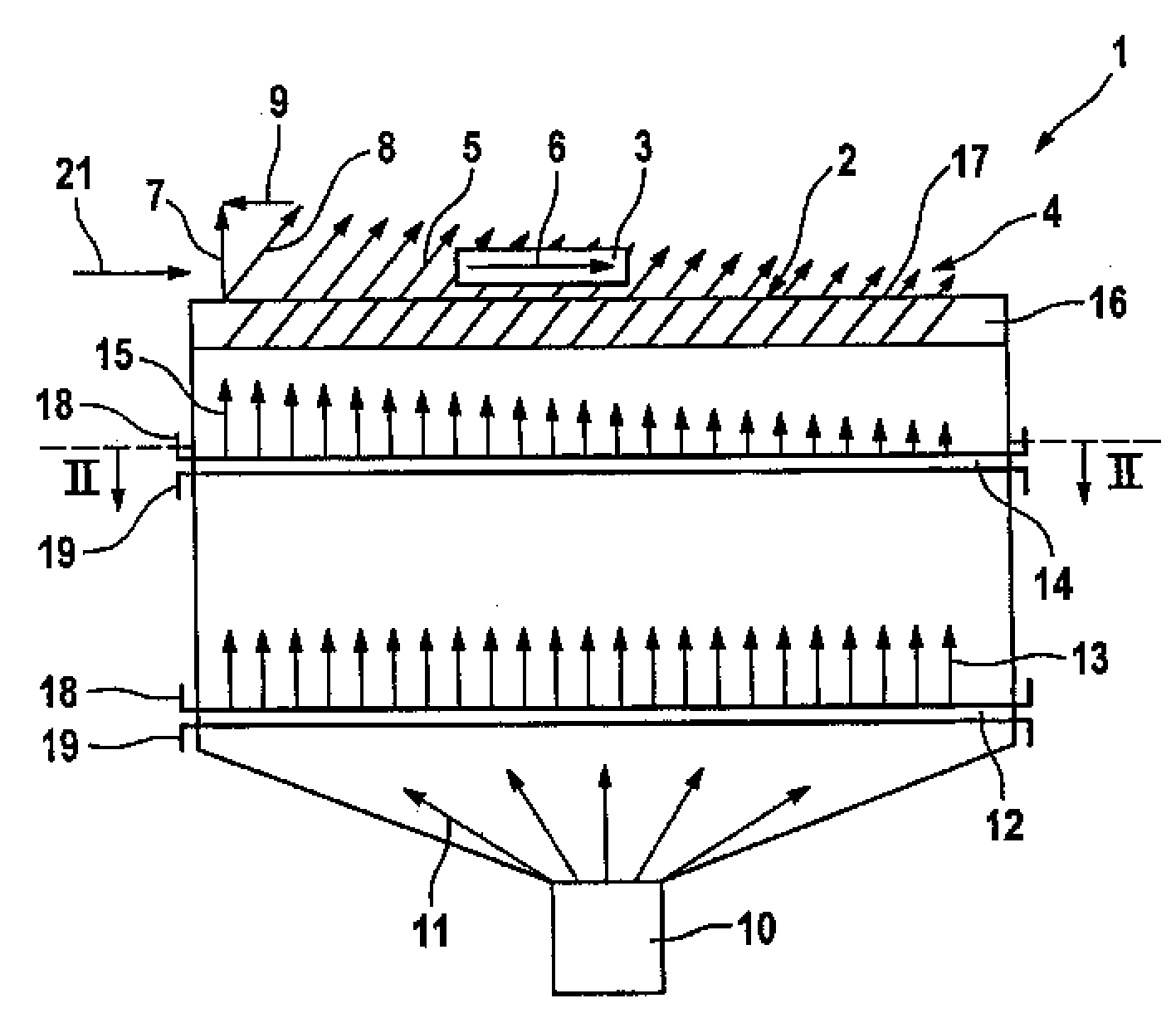 Device for producing a predetermined orientation