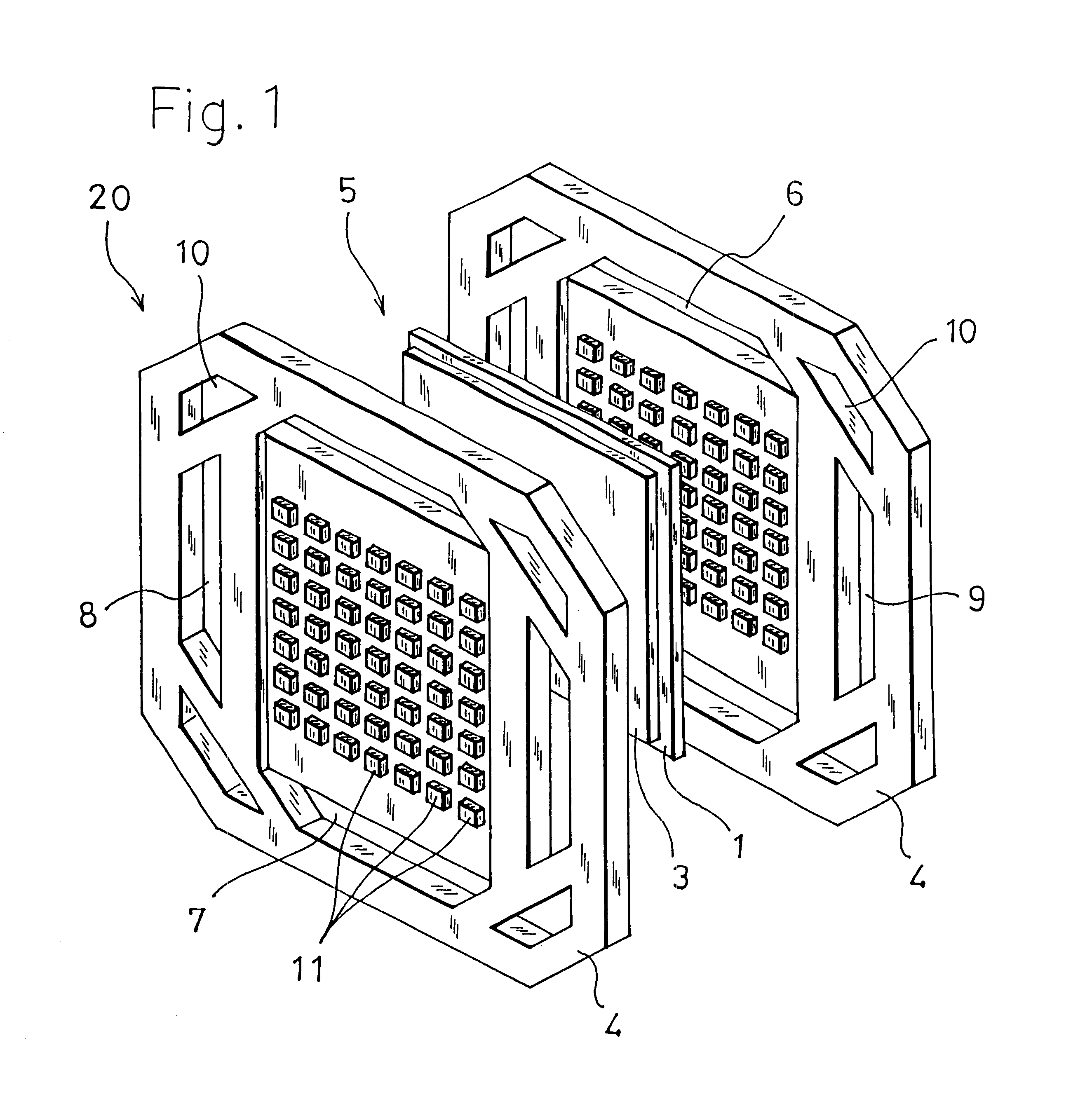 Separator for a fuel cell