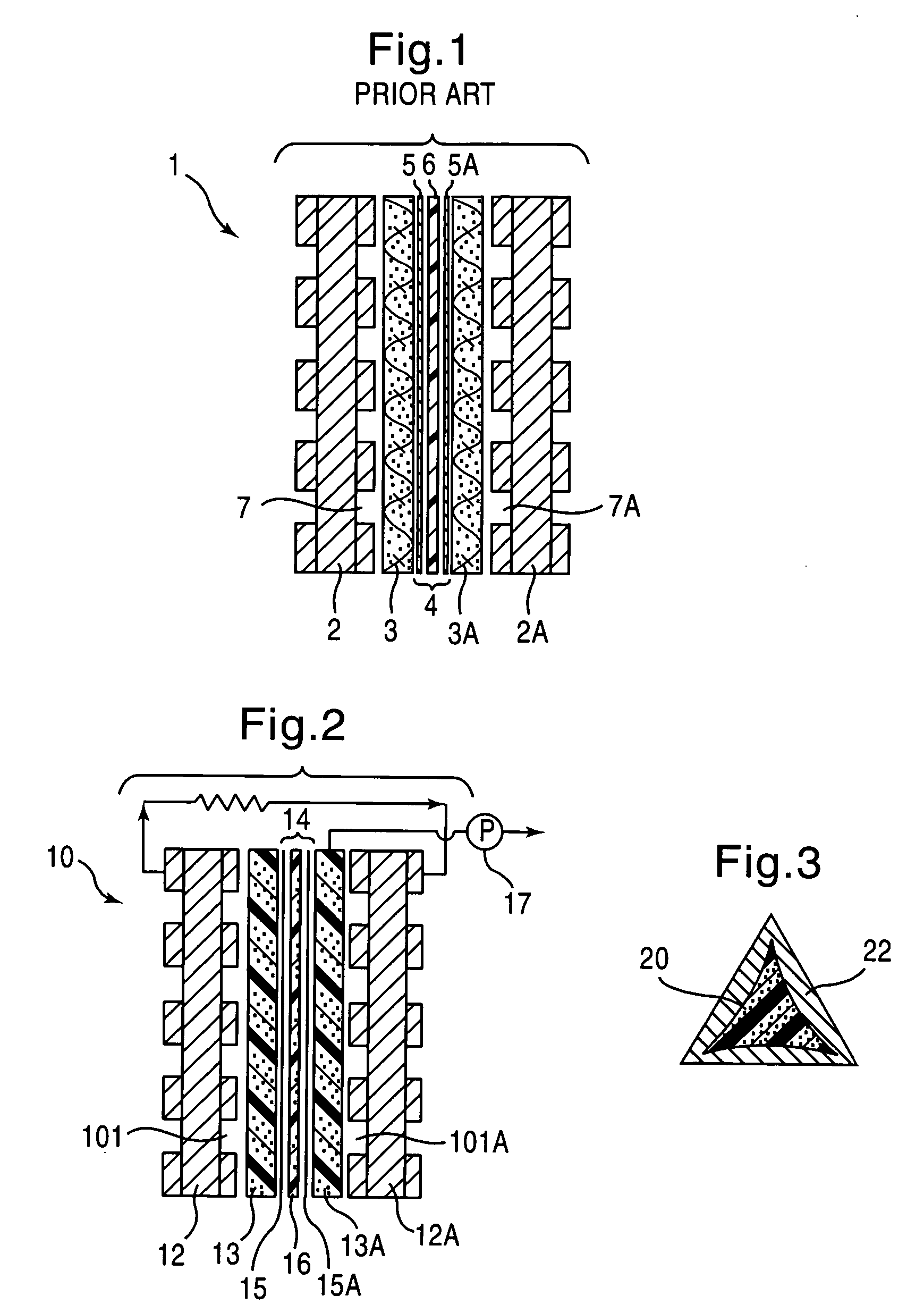 Gas diffusion layer having carbon particle mixture