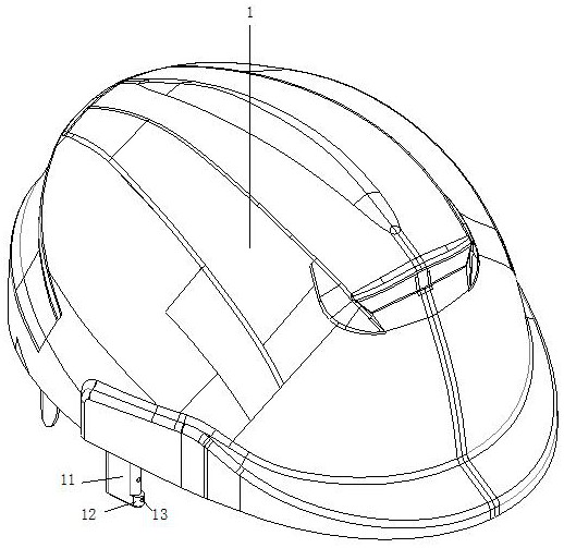 Control system of anti-theft intelligent helmet lock
