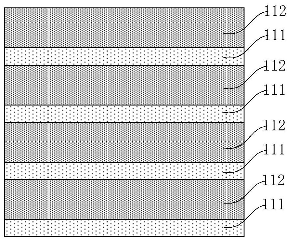 Laminated structure for three-dimensional memory, three-dimensional memory and preparation method thereof