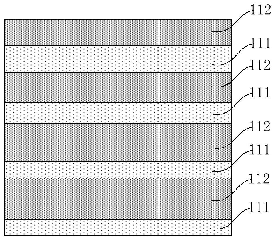 Laminated structure for three-dimensional memory, three-dimensional memory and preparation method thereof