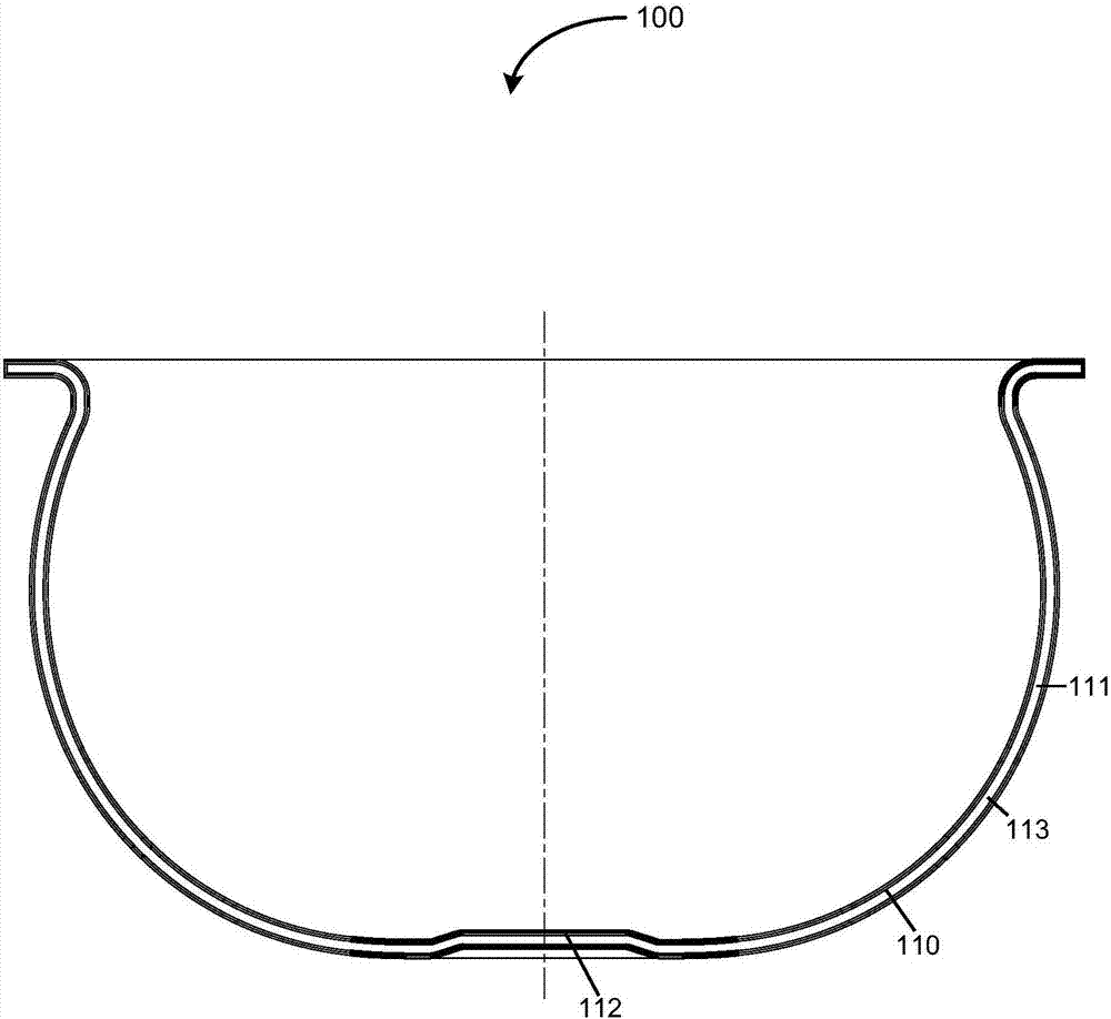 Inner pot for cooking appliance, cooking appliance and method for manufacturing inner pot