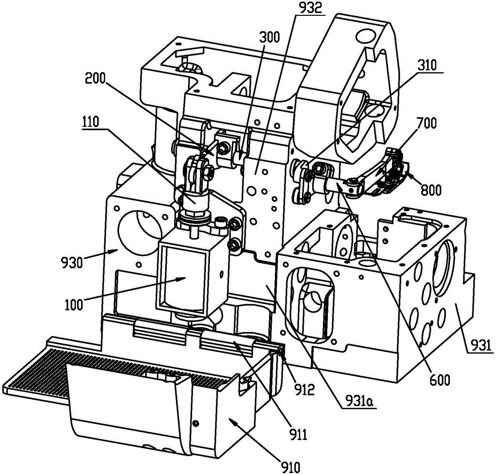 Sewing machine built-in automatic presser foot mechanism