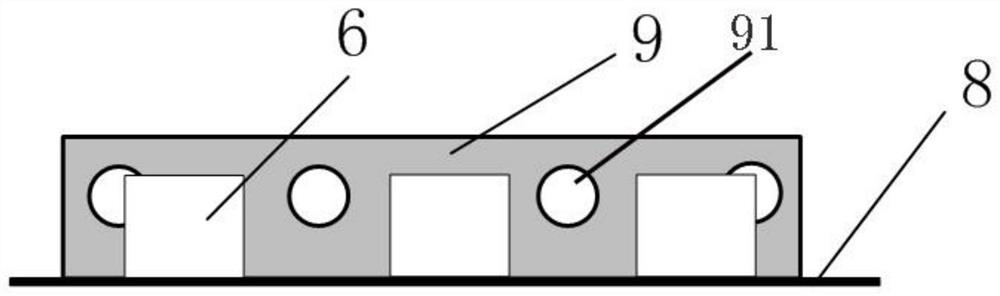 Prefabricated pier and bent cap connecting system of fabricated beam bridge and construction method thereof