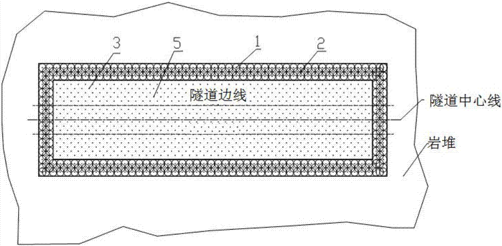 Direction and location slurry injection reinforcing method for particular area in giant rock heap loose body with large porosity