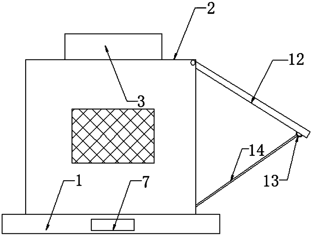 Cloud short message communication system cabinet convenient to maintain