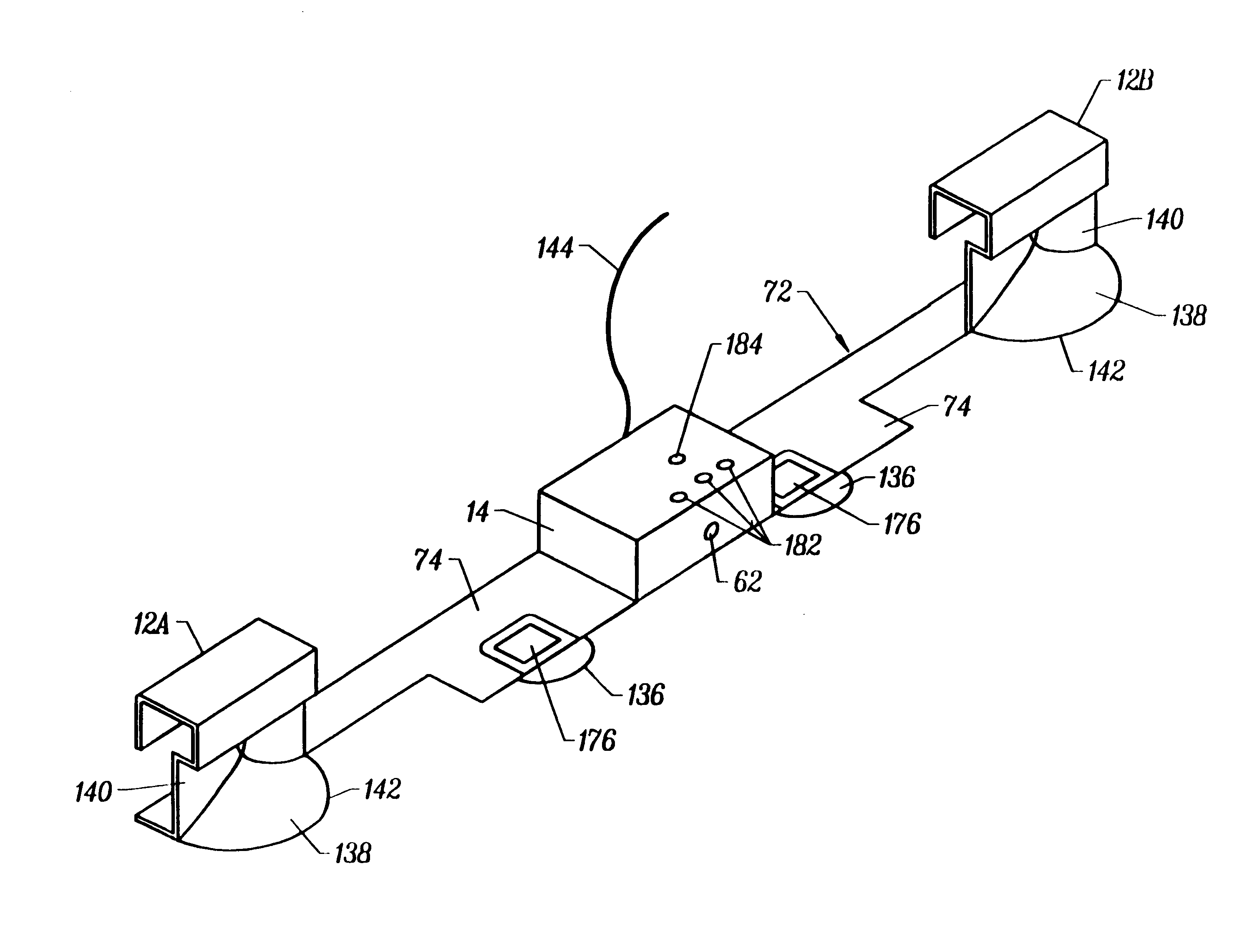 Detector assembly for use in a transcription system