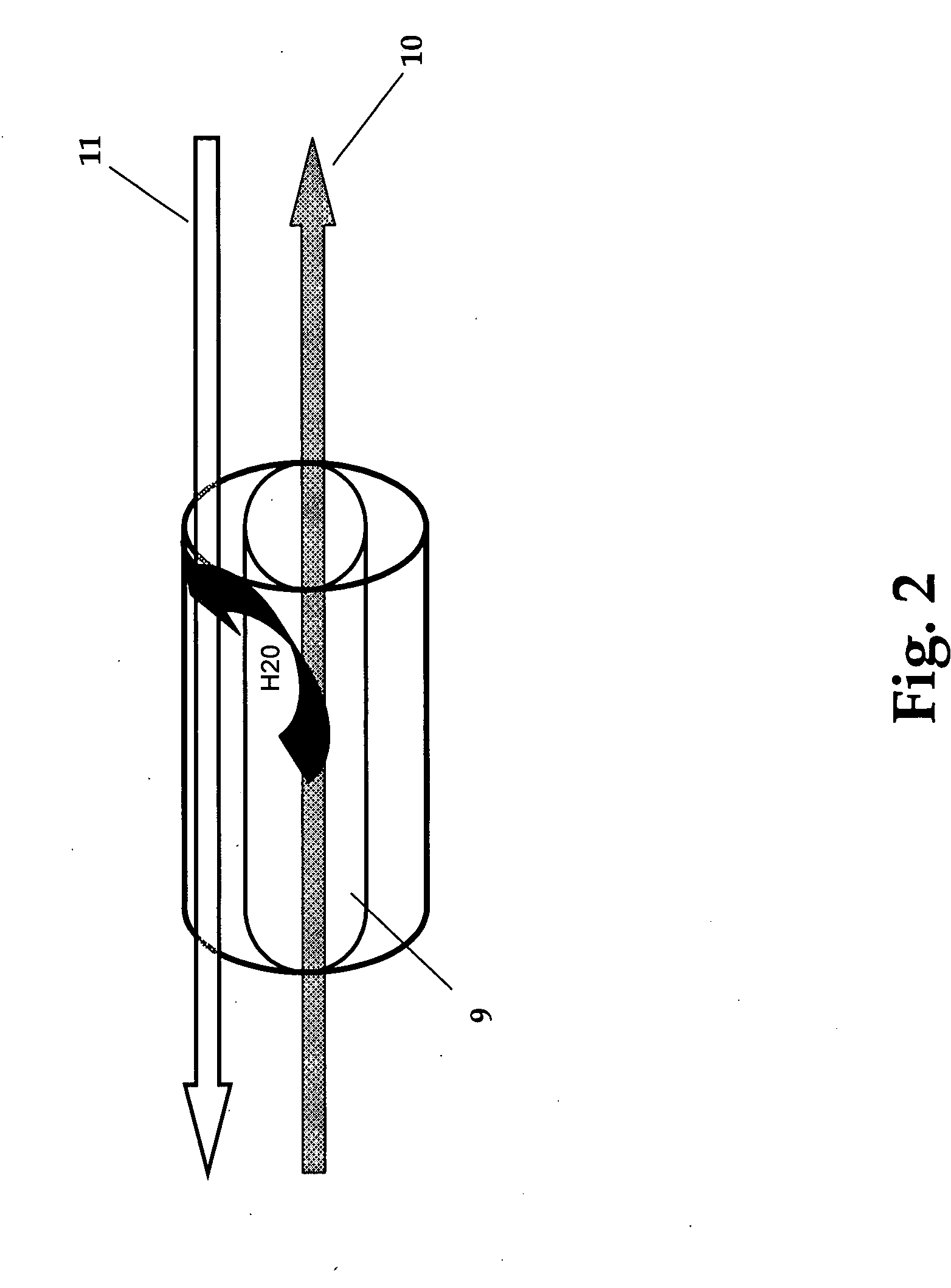 Gas concentrator with improved water rejection capability