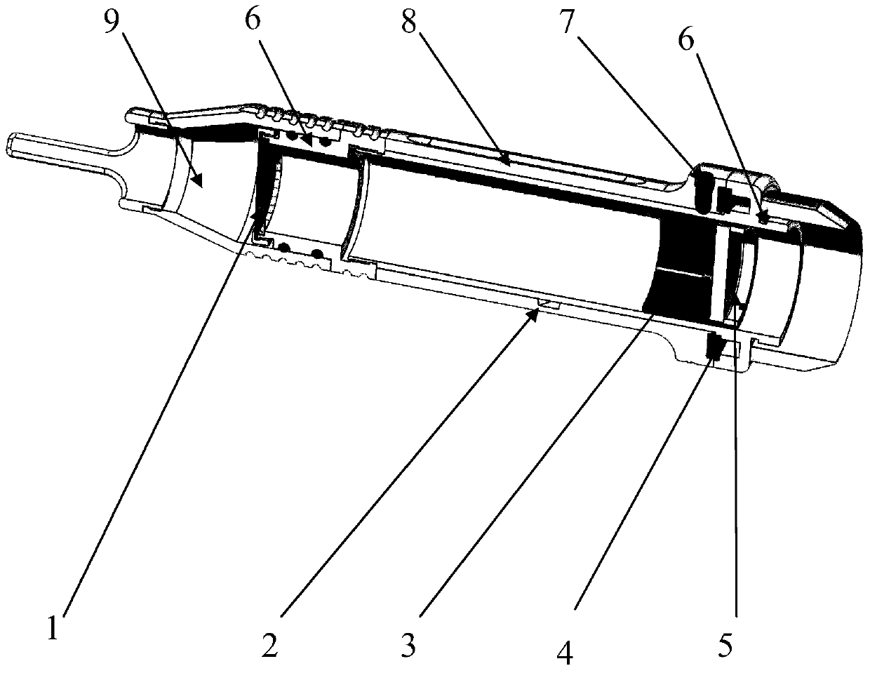A hand tool for adjusting and identifying laser spot size