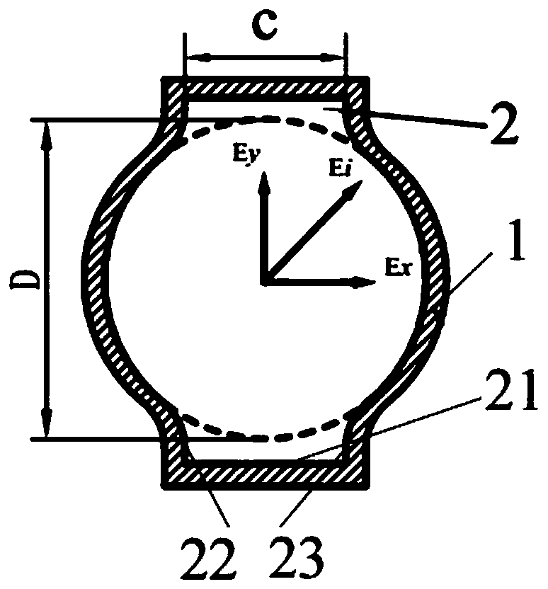 A slotted circular waveguide circular polarizer with high power capacity and its processing method