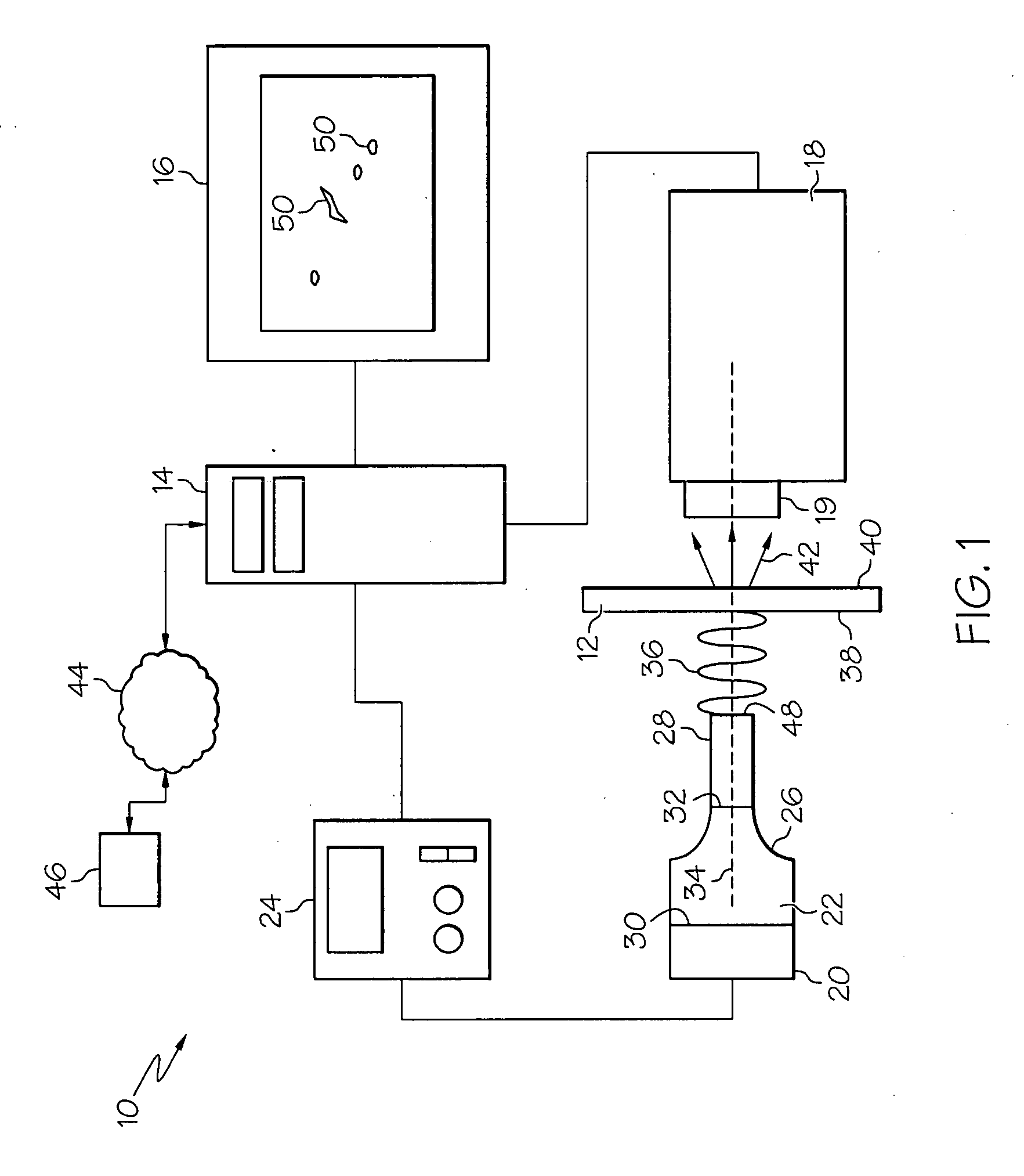 Non-contact acousto-thermal method and apparatus for detecting incipient damage in materials