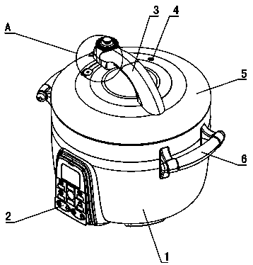 A kind of sealed electric rice cooker