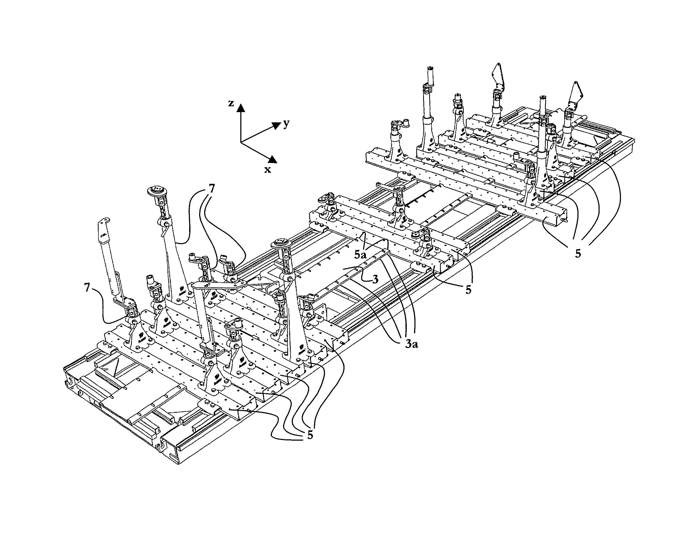 Method for alignment of a vehicle and levelling bench arrangement