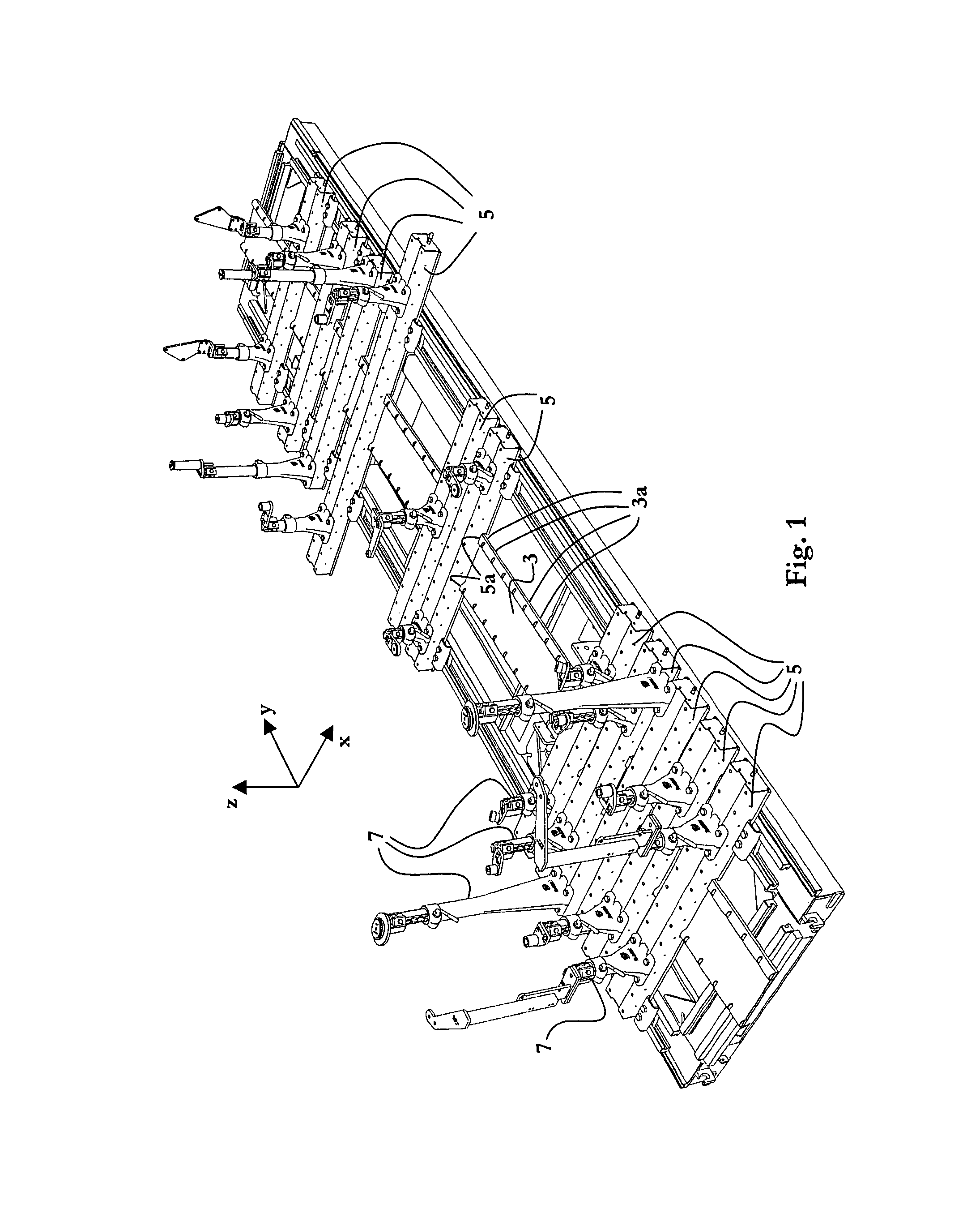 Method for alignment of a vehicle and levelling bench arrangement