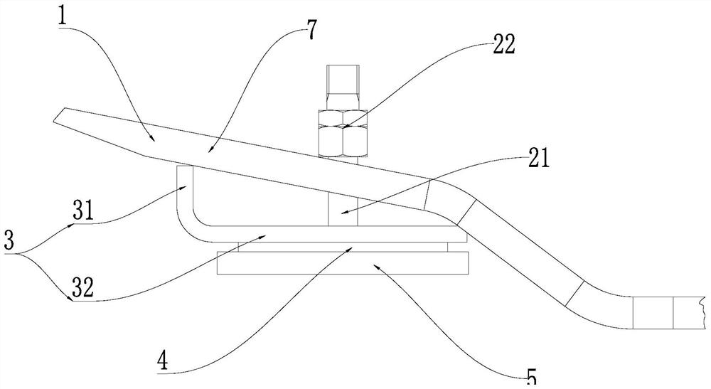 Rail-changing wagon upper side bearing and rail changing method for standard-gauge rail and narrow-gauge rail