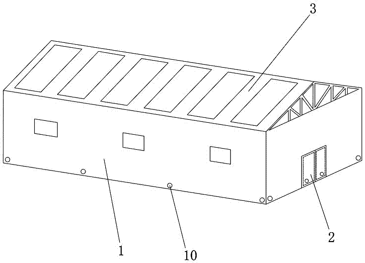 Canopy-type automatic sun protection equipment for solar parking lot shaded by trees