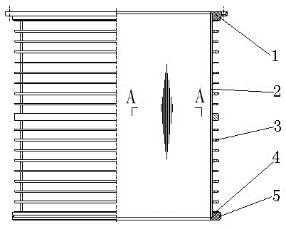 A high-rigidity rod screen drum and its manufacturing method